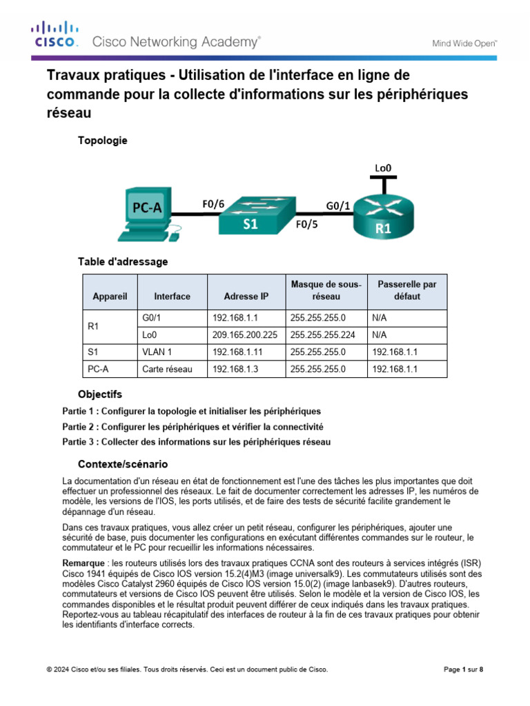 Collecte d'infos sur périphériques réseau | PDF | Enveloppe de ...