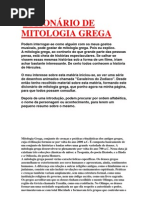 DICIONÁRIO DE MITOLOGIA GREGA