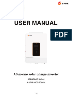 SRNE - ASF Series - 48V - 8-10kW - 230V Single Phase - Solar Charger Inverter - Usermanual - 1 4