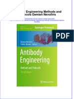 Ebffiledoc - 259download Textbook Antibody Engineering Methods and Protocols Damien Nevoltris Ebook All Chapter PDF