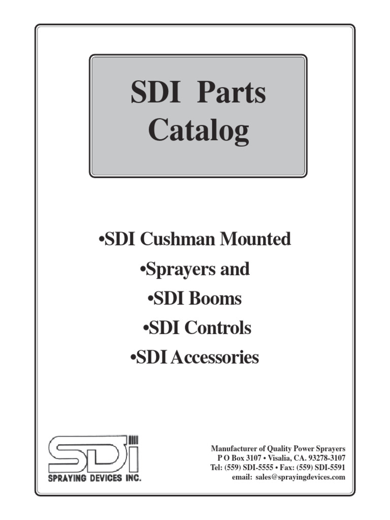 Cushman - Cushman XP Sprayer - 7005734 - Parts | PDF | Pipe (Fluid ...