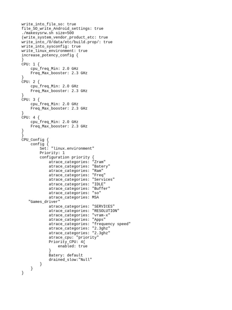 Cpu Boost Performance Tweaks - So | PDF | Games & Activities ...