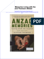 Textbook Anzac Memories Living With The Legend Thomson Alistair Ebook All Chapter PDF