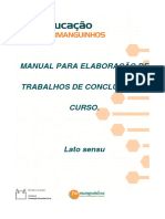 Manual de Elaboração de TCC