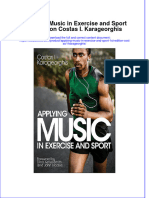 Textbook Applying Music in Exercise and Sport 1St Edition Costas I Karageorghis Ebook All Chapter PDF