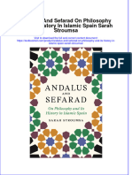 Download pdf Andalus And Sefarad On Philosophy And Its History In Islamic Spain Sarah Stroumsa ebook full chapter 