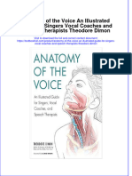 Download pdf Anatomy Of The Voice An Illustrated Guide For Singers Vocal Coaches And Speech Therapists Theodore Dimon ebook full chapter 