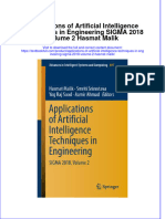 Download textbook Applications Of Artificial Intelligence Techniques In Engineering Sigma 2018 Volume 2 Hasmat Malik ebook all chapter pdf 