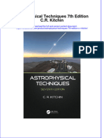 Download pdf Astrophysical Techniques 7Th Edition C R Kitchin ebook full chapter 