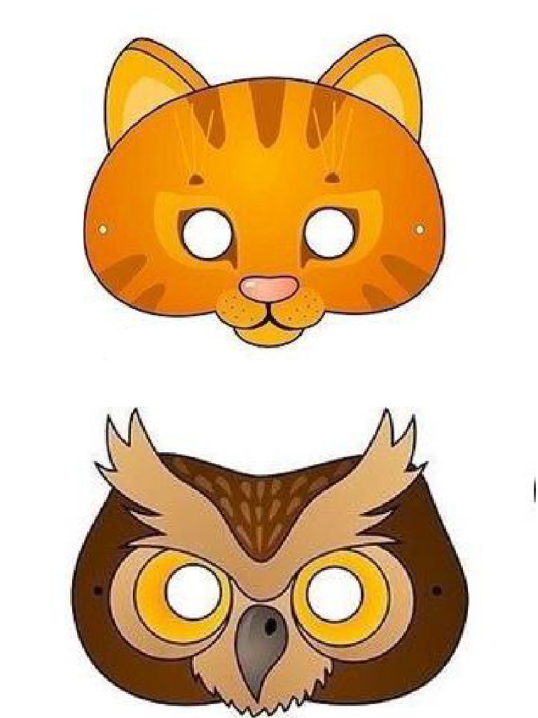 Máscaras de Animais para Imprimir | PDF