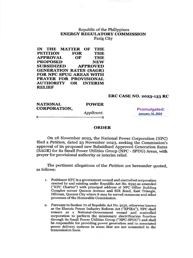 Order 2023-133RC | PDF