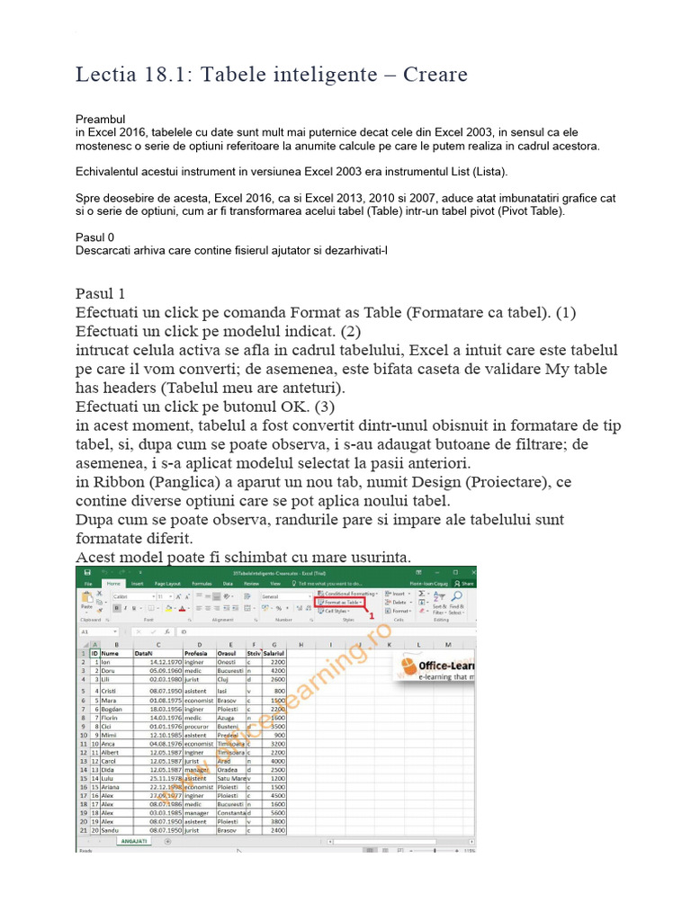 Tabel, Pivot Table | PDF