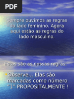 Regras Dos Homens