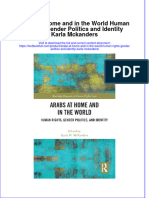 Textbook Arabs at Home and in The World Human Rights Gender Politics and Identity Karla Mckanders Ebook All Chapter PDF