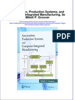 Download full chapter Automation Production Systems And Computer Integrated Manufacturing 5E Mikell P Groover pdf docx