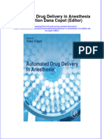 PDF Automated Drug Delivery in Anesthesia 1St Edition Dana Copot Editor Ebook Full Chapter