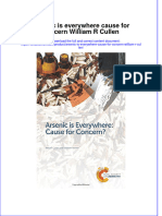 Download textbook Arsenic Is Everywhere Cause For Concern William R Cullen ebook all chapter pdf 