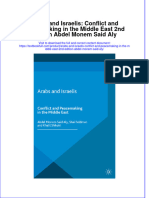 Download pdf Arabs And Israelis Conflict And Peacemaking In The Middle East 2Nd Edition Abdel Monem Said Aly ebook full chapter 