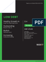 Low Debt: Healthy Growth in Outstanding Bullish Increasing