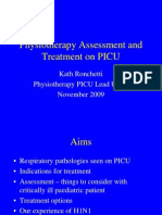 Physiotherapy Assessment and Treatment On PICU