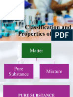 Classification and Properties of Matter