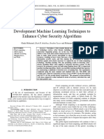 Development Machine Learning Techniques