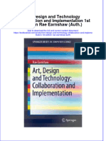 Download textbook Art Design And Technology Collaboration And Implementation 1St Edition Rae Earnshaw Auth ebook all chapter pdf 