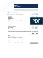 Business Valuation Interactive Exercise Support (Template)