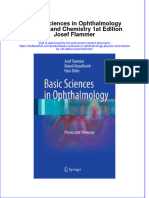 Download textbook Basic Sciences In Ophthalmology Physics And Chemistry 1St Edition Josef Flammer ebook all chapter pdf 