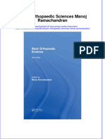 Download textbook Basic Orthopaedic Sciences Manoj Ramachandran ebook all chapter pdf 