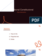 Presentación 2. El Tribunal Constitucional. Clase interactiva