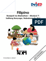 Filipino3 Q4 Module7 Pagbabasa NG Salitang Hiram Manapol v1