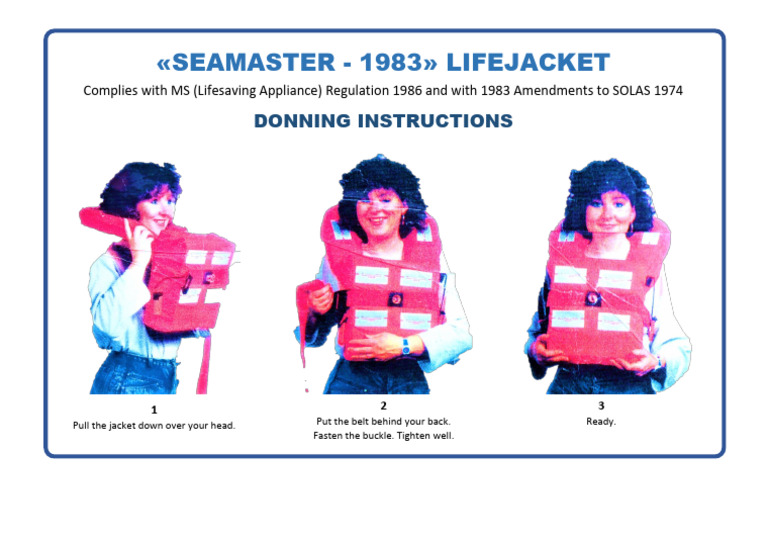 Life Jacket Donning Instructions | PDF