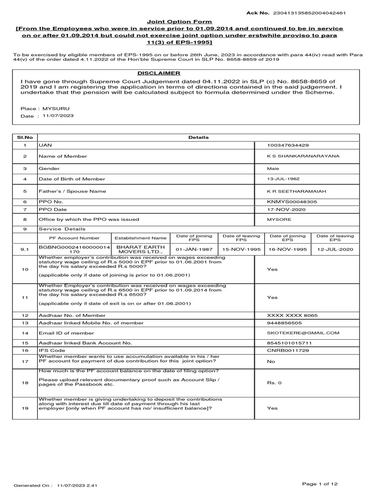 BGBNG00024160000014170 230413135852004042461 | PDF | Employment | Pension