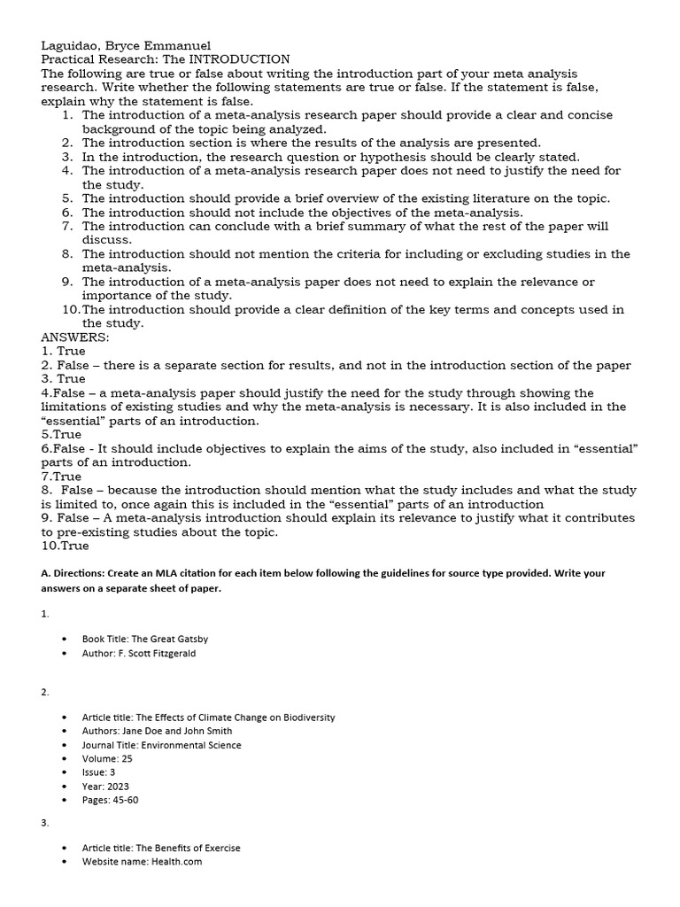 Meta-Analysis Introduction Guidelines | PDF | Meta Analysis | Science