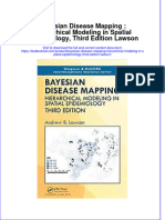 Textbook Bayesian Disease Mapping Hierarchical Modeling in Spatial Epidemiology Third Edition Lawson Ebook All Chapter PDF