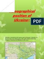Geographical Position of Ukraine