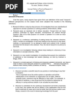 Las 1 Research I Q3