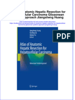 Textbook Atlas of Anatomic Hepatic Resection For Hepatocellular Carcinoma Glissonean Pedicle Approach Jiangsheng Huang Ebook All Chapter PDF
