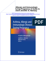 Textbook Asthma Allergic and Immunologic Diseases During Pregnancy A Guide To Management Jennifer A Namazy Ebook All Chapter PDF