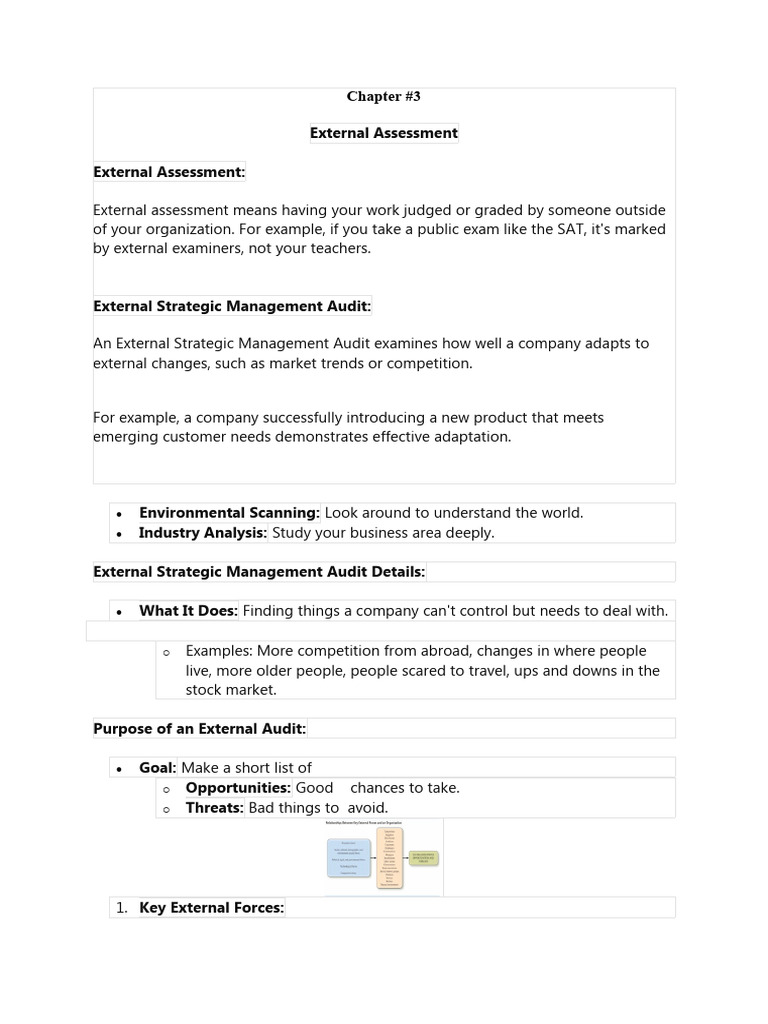External Assessment in Strategic Management | PDF | Money | Market ...