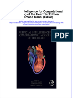 PDF Artificial Intelligence For Computational Modeling of The Heart 1St Edition Tommaso Mansi Editor Ebook Full Chapter