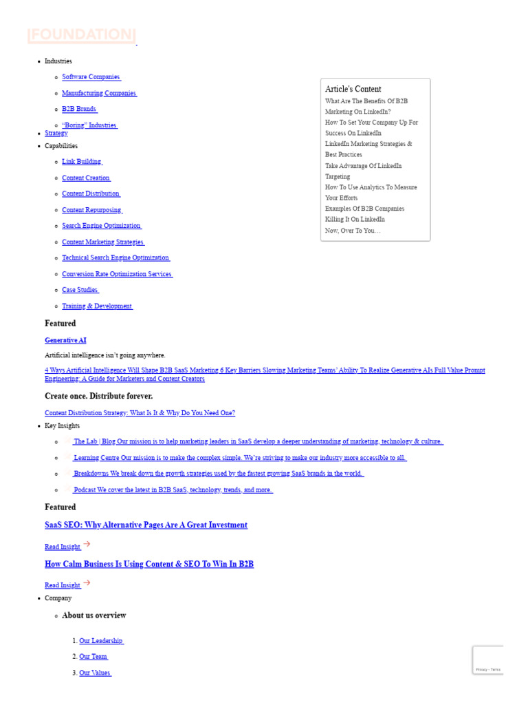 LinkedIn Strategies for B2B Marketing | PDF | Linked In | Marketing