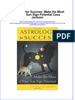 Download textbook Astrology For Success Make The Most Of Your Sun Sign Potential Cass Jackson ebook all chapter pdf 
