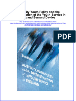 Download textbook Austerity Youth Policy And The Deconstruction Of The Youth Service In England Bernard Davies ebook all chapter pdf 