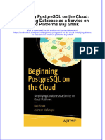 ebffiledoc_282Download textbook Beginning Postgresql On The Cloud Simplifying Database As A Service On Cloud Platforms Baji Shaik ebook all chapter pdf 