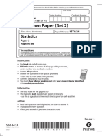 07 Gcse Statistics 9 1 Specimen Paper 2h Set 2
