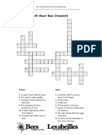 Beekeeping Crossword