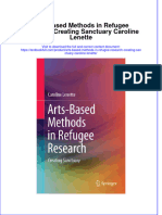 Download pdf Arts Based Methods In Refugee Research Creating Sanctuary Caroline Lenette ebook full chapter 