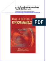 Textbook Basic Notes in Psychopharmacology Fourth Edition Levi Ebook All Chapter PDF